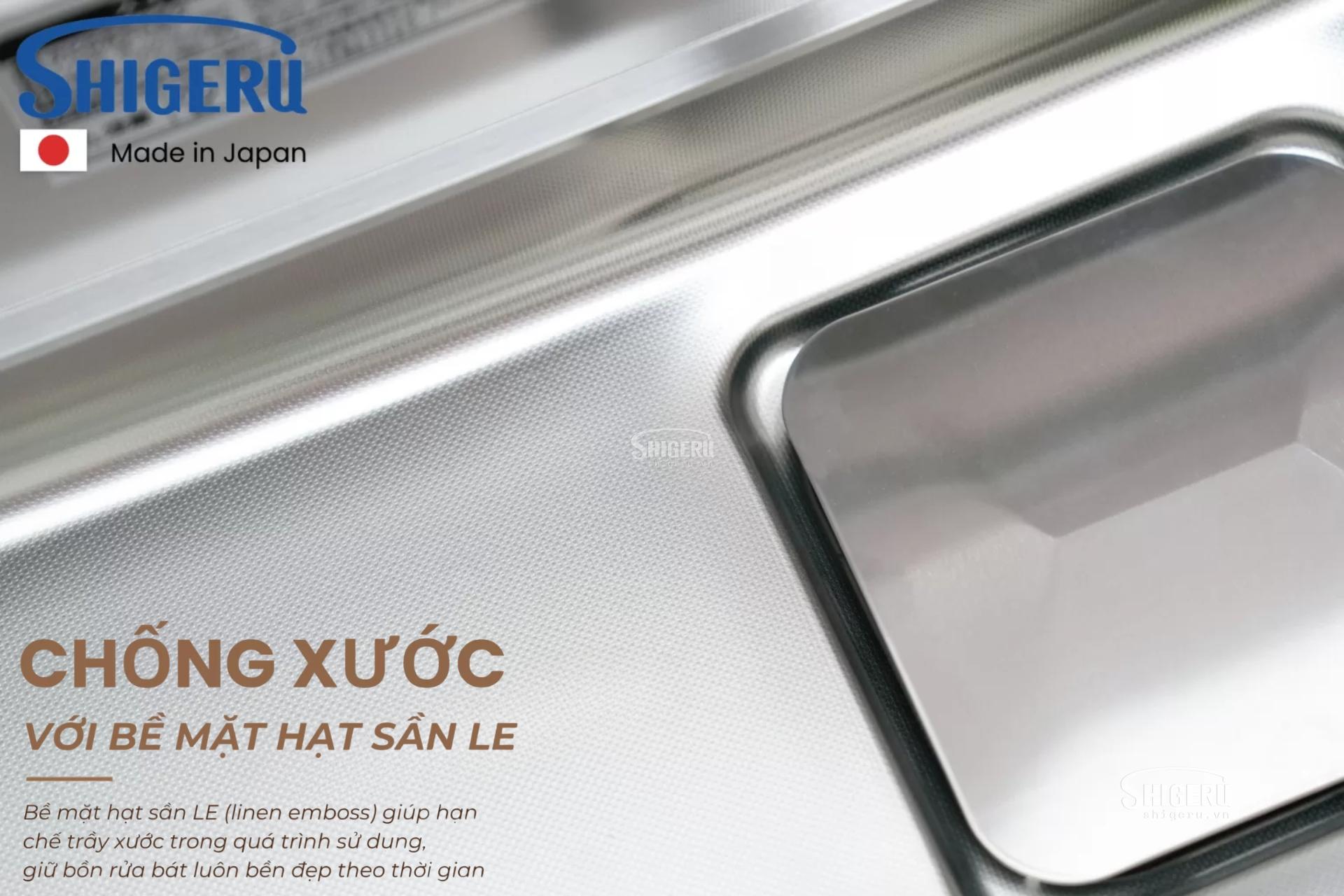 Bề mặt hạt sần LE chống xước