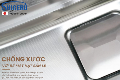 Bề mặt hạt sần LE chống xước
